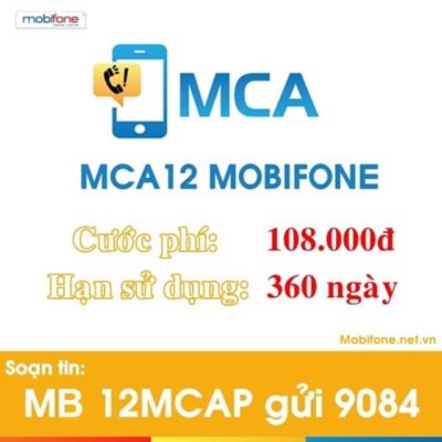 Đăng ký gói 12MCAP Mobifone